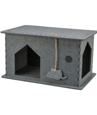 Abri - TRIXIE - Lene - Feutre - 54 x 30 x 35  cm - Gris