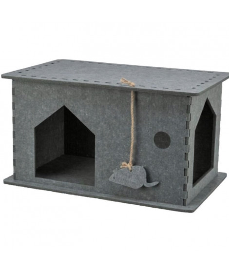 Abri - TRIXIE - Lene - Feutre - 54 x 30 x 35  cm - Gris
