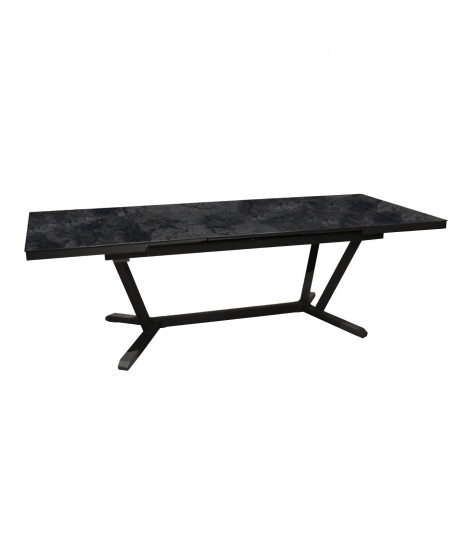 Table de jardin - Rectangulaire - Extensible - Structure en aluminium - Jusqu'a 12 p. - VITA - Proloisirs