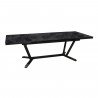 Table de jardin - Rectangulaire - Extensible - Structure en aluminium - Jusqu'a 12 p. - VITA - Proloisirs