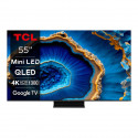 TCL 55C809 - TV QLED MiniLED 55 (139 cm) - 4K UHD 3840x2160 - 144Hz - HDR10 - TV connecté Android - 4xHDMI 2.1 - WiFi