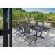 Table de jardin - Rectangulaire - Extensible - Structure en aluminium - Jusqu'a 12 p. - VITA - Proloisirs