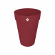 Pot de fleur - Elho - Loft Urban Rond - Haut 42 - Rouge - Ø 42 x H 56 cm - Extérieur - 100% recyclé