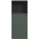 Rangement de salle de bain - Décor vert sauge et noir - L40 x H95 x P31cm - PURE BLISS