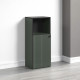 Rangement de salle de bain - Décor vert sauge et noir - L40 x H95 x P31cm - PURE BLISS