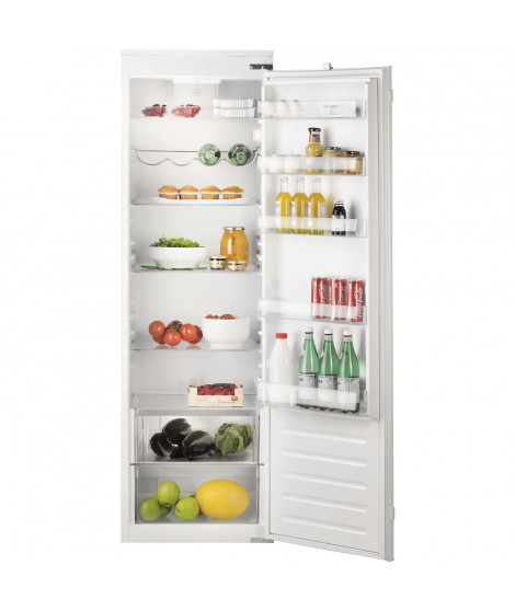 Réfrigérateur Armoire - HOTPOINT - SB18012 - Encastrable - 314 L  - Classe E - 54 x 54,5 x 177 cm - Blanc