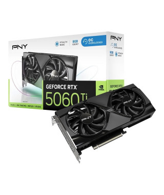 PNY - Carte graphique - GeForce RTX 5060 Ti - 8GB - Overclocked Dual Fan DLSS 4