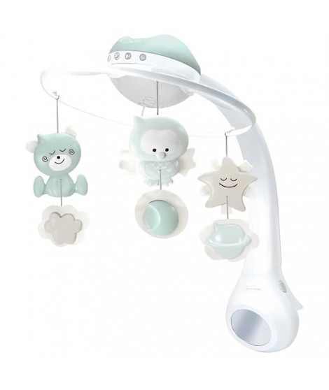 Mobile - INFANTINO - 302049 - Douce Nuit 3en1 - Vert menthe