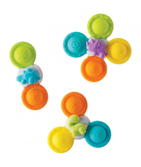 Coffret de 3 spinners - INFANTINO - 305289 - Silicone