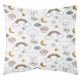 Parure de lit - RDC 1.15 - Housse de couette 140x200 cm et 1 taie d'oreiller 63x63 cm - Vert imprimé enfant - TODAY