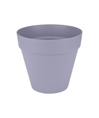 Pot de fleur - Elho - Loft Urban Rond - Violet - L 29 x B 28.5 x H 26 cm - Extérieur - 100% recyclé