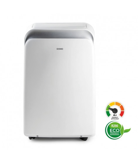Climatiseur mobile - DOMO - 9000BTU - 1020 W - Refroidissement - Ventilation - Déshumidificateur - Classe énergétique A+