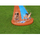 Toboggan aquatique - BESTWAY - Double - 4,88 metres - Bleu - Enfant