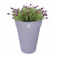 Pot de fleur - Elho - Loft Urban Rond - Haut 35 - Violet - L 34 x B 33.5 x H 45 cm - Extérieur - 100% recyclé