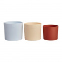 Pot de fleur - Elho - Lex Pott - Set 14 - Bleu Rose Orange - L 14 x B 13.8 x H 12 cm - Intérieur - 100% recyclé