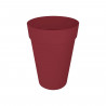 Pot de fleur - Elho - Loft Urban Rond - Haut 35 - Rouge - L 34 x B 33.5 x H 45 cm - Extérieur - 100% recyclé