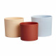 Pot de fleur - Elho - Lex Pott - Set 14 - Bleu Rose Orange - L 14 x B 13.8 x H 12 cm - Intérieur - 100% recyclé
