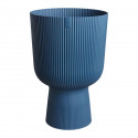 Pot de fleur - Elho - Vibes Fold Coupe - Bleu - L 30 x B 29.5 x H 45 cm - Intérieur - 100% recyclé