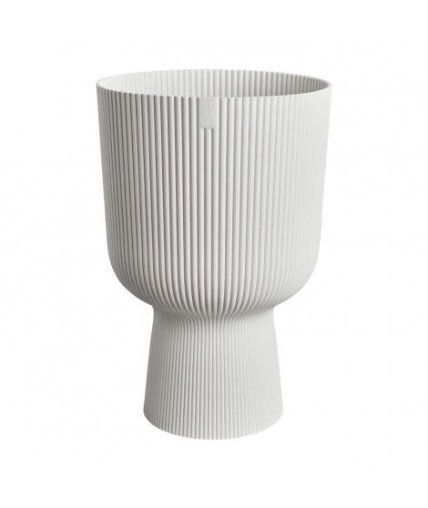 Pot de fleur - Elho - Vibes Fold Coupe - Blanc - L 30 x B 29.5 x H 45 cm - Intérieur - 100% recyclé