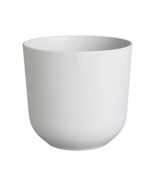 Pot de fleur - Elho - Jazz Rond - Blanc - Ø 26 x H 24 cm - Intérieur - 100% recyclé