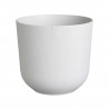 Pot de fleur - Elho - Jazz Rond - Blanc - Ø 26 x H 24 cm - Intérieur - 100% recyclé