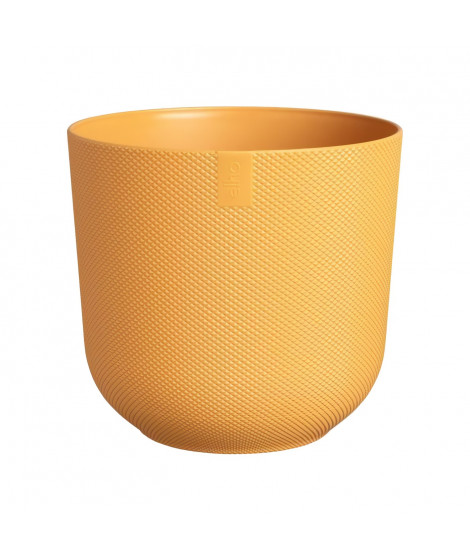 Pot de fleur - Elho - Jazz Rond - Jaune - L 35 x B 34.5 x H 32 cm - Intérieur - 100% recyclé