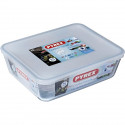 PYREX - 243P000/7046 - Plat rectangulaire avec couvercle - 25cm * 19 cm - Pyrex Cook & Freeze