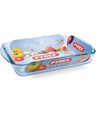 Plat rectangulaire en verre Pyrex 350 mm