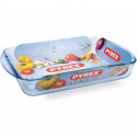 Plat rectangulaire en verre Pyrex 350 mm