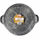 Friteuse - MENASTYL - 3645580 - En acier émaillé - Noir - 26 cm - Avec couvercle et panier - Tous feux dont induction
