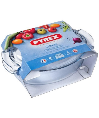 Cocotte - PYREX - 1450076 - Ovale - En verre borosilicate - 38 x 23 cm