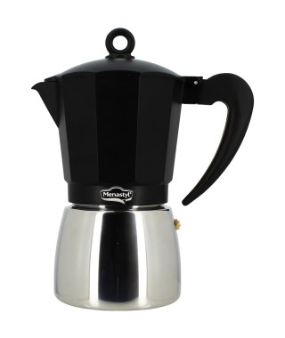 Cafetiere Italienne - MENASTYL - 3935071 - Aluminium - 9 tasses - Tous feux dont induction