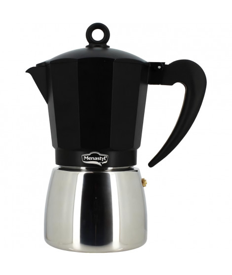 Cafetiere Italienne - MENASTYL - 3935071 - Aluminium - 9 tasses - Tous feux dont induction
