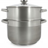 Couscoussier - MENASTYL - 4615450 - En acier inoxydable - 10 litres - Tous feux dont induction
