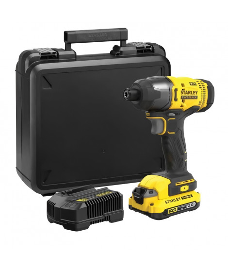 Visseuse a impacts 165 Nm - 18V - 2800 trs/min, 3100 cps/min, LED - Gamme V20 - STANLEY FATMAX, SFMCF800D1K-QW