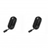 Oreillette - SENA - Bikom 20 duo - Bluetooth - Microphone - Portée 800 m - 7h d'autonomie - USB-C - x 2 - Noir