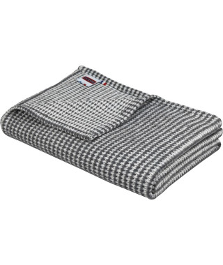 Plaid - DODO - Coton caresse - Ardoise