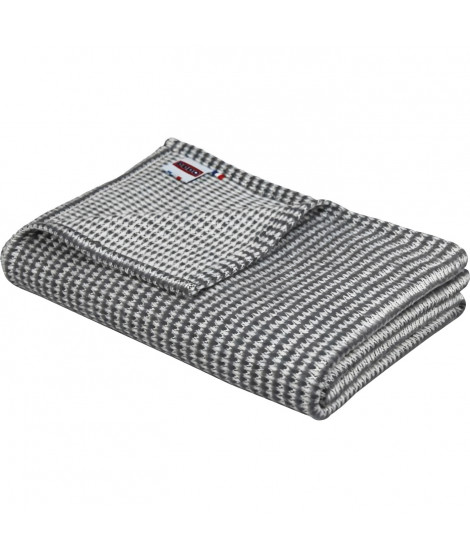 Plaid - DODO - Coton caresse - Ardoise