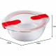 Boîte ronde avec couvercle - PYREX - 1451018 - 20 x 18 cm - 1,1 L - Cook & Heat - Base en verre borosilicate