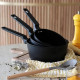 Set de 2 casseroles - MENASTYL - 6020298 - Aluminium - 18 et 20 cm - Tous feux dont induction