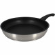Poele - MENASTYL - 6020246 - En acier inoxydable - 24 cm - Tous feux dont induction