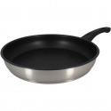 Poele - MENASTYL - 6020246 - En acier inoxydable - 24 cm - Tous feux dont induction