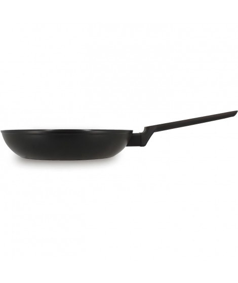 Poele - MENASTYL - 6020636 - En aluminium forgé - 24 cm - Noir - Tous feux dont induction
