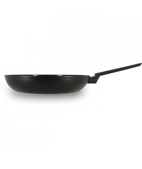 Poele - MENASTYL - 6020639 - En aluminium forgé - 30 cm - Noir - Tous feux dont induction