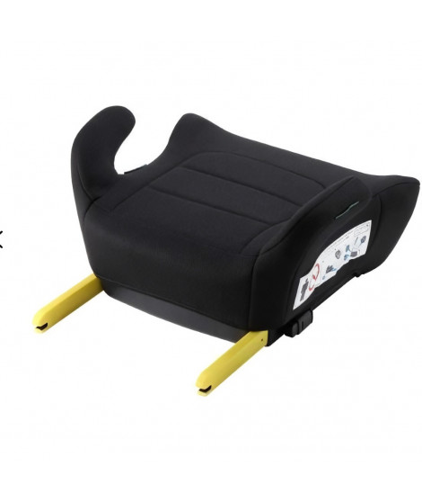 Siege réhausseur auto - BBGO - Dreamcruise - 6 a 12 ans - I-SIZE 125-150 cm - ISOFIX - Noir - Déhoussable et lavable