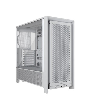 Boîtier PC - CORSAIR - Série FRAME 4000D - Moyen-tour - Blanc