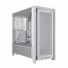 Boîtier PC - CORSAIR - Série FRAME 4000D - Moyen-tour - Blanc