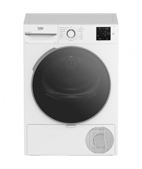 Seche-linge pompe a chaleur BEKO B300 - 12 kg - Induction - L60cm - Classe A+ - Blanc