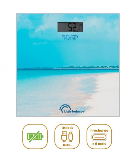 Pese-personne - LITTLE BALANCE - USB-C - Caraibes