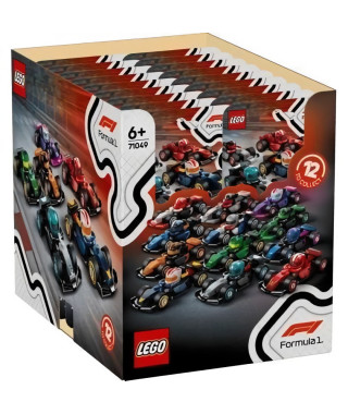 Box de 36 minifigures 71049 Voitures F1 a Collectionner